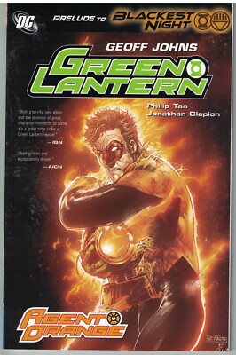 GREEN LANTERN AGENT ORANGE TP TPB Prelude Blackest Night Geoff Johns 2010 NEW NM