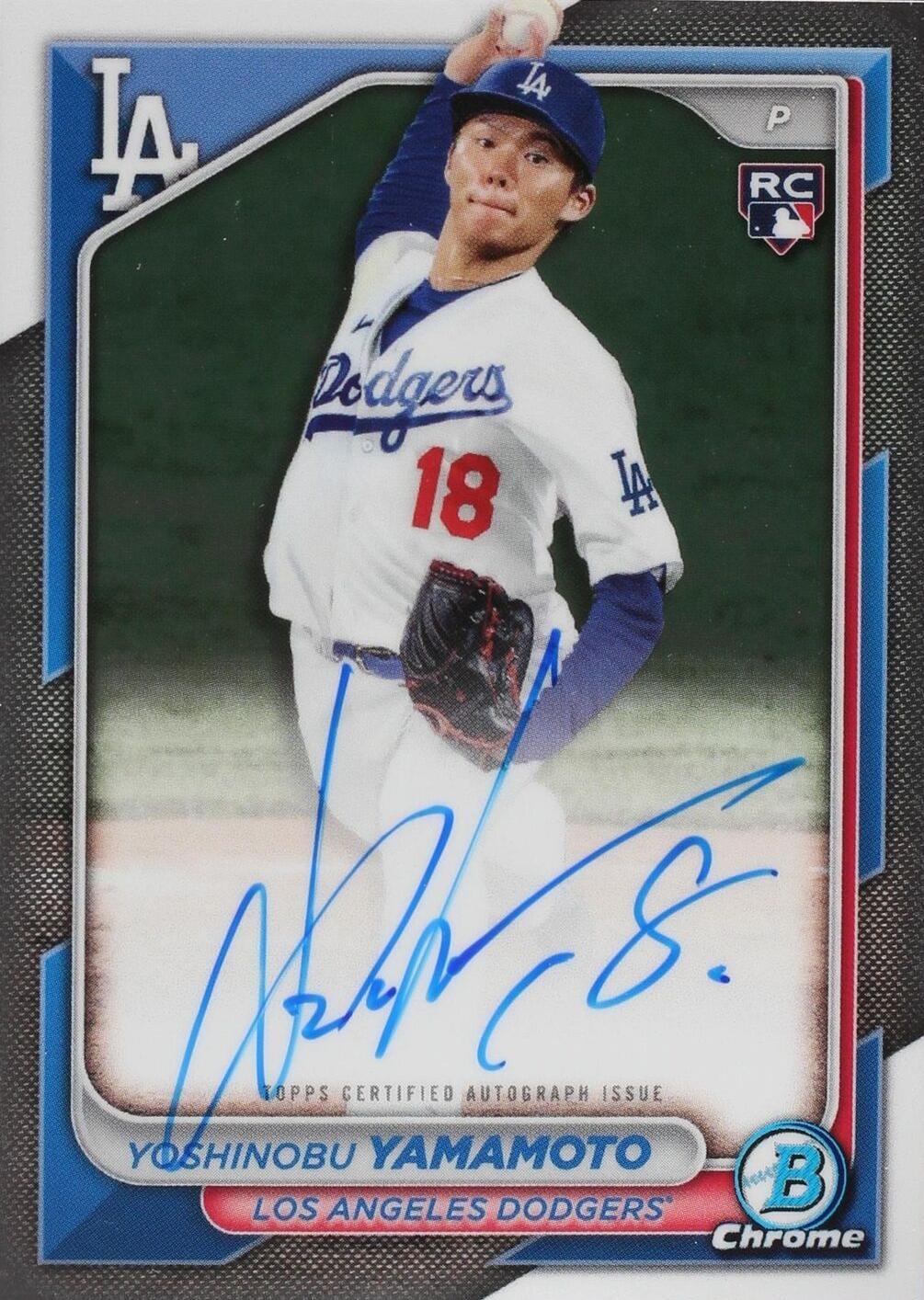 2024 Bowman Chrome - Yoshinobu Yamamoto #CRA-YY for sale | eBay