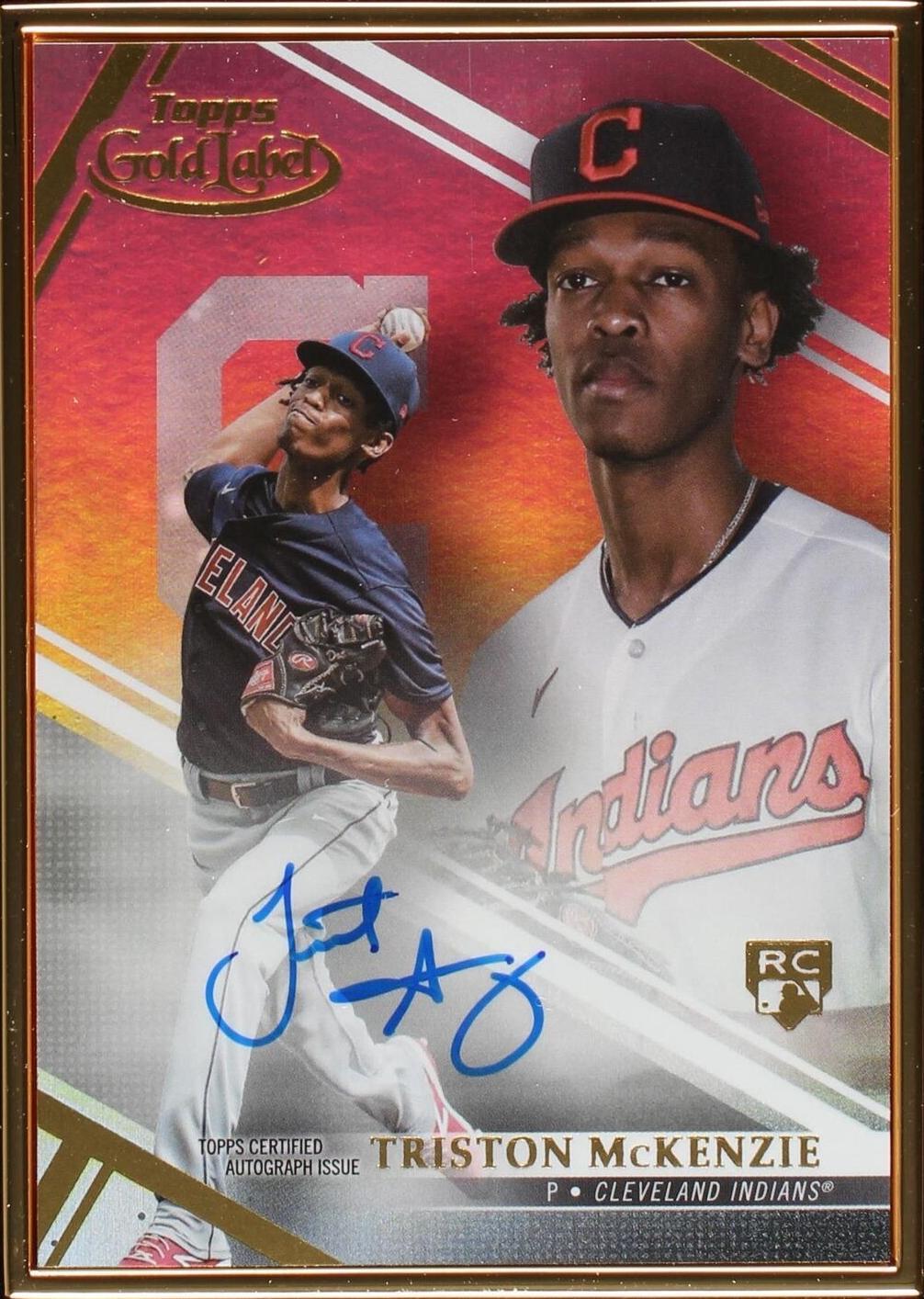 2021 Topps Gold Label - Triston McKenzie #FA-TM