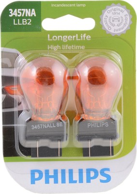 Philips Lighting Pack of 2 LongerLife Miniature Bulbs 3457NALLB2 12.8/14V