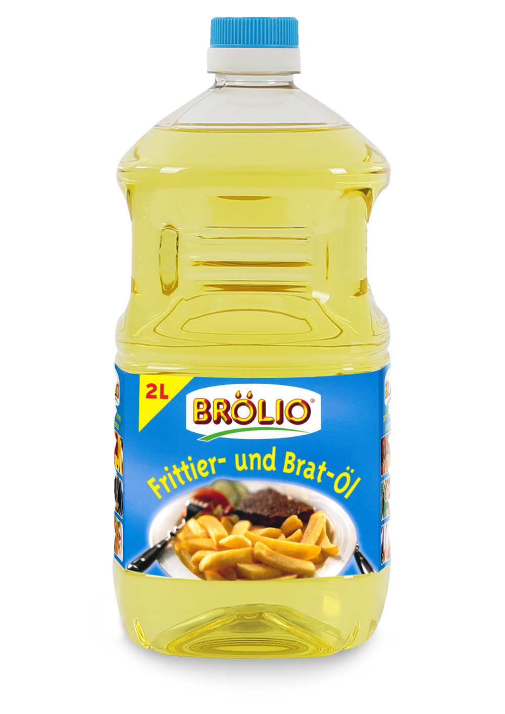 Brölio - Frittier- und Bratöl, 2 Liter PET-Flasche (2,80 EUR/l)