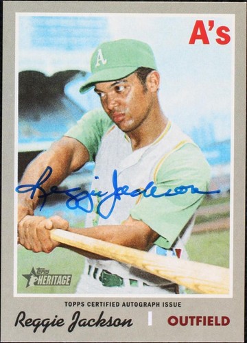 2019 Topps Heritage High Number - Reggie Jackson #ROA-RJ