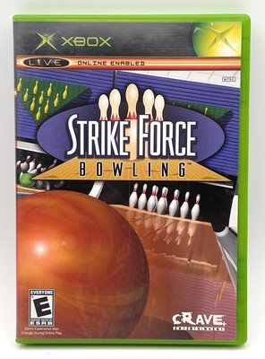 Strike Force Bowling (Microsoft Xbox, 2004) CIB - Complete- Manual -case-Disc