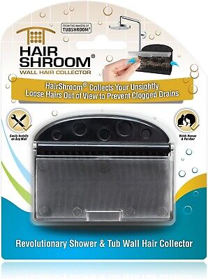 HairShroom - Reusable Shower & Bathtub Wall Hair Catcher Hair Grabber