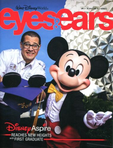 Disney Aspire Program First Graduate Cast Member Exclusive Issue Of Eyes & Ears 
