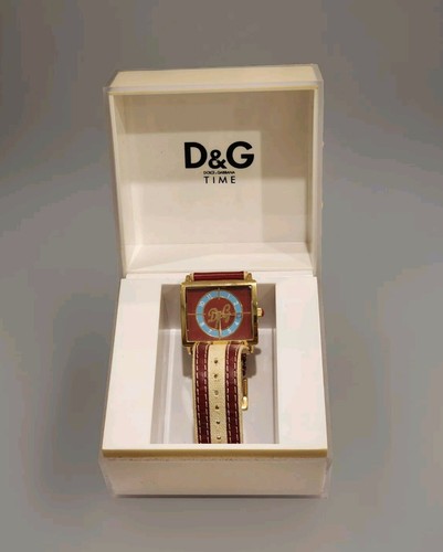 Dolce & Gabbana Watch D&G Time Leather Strap Large Face