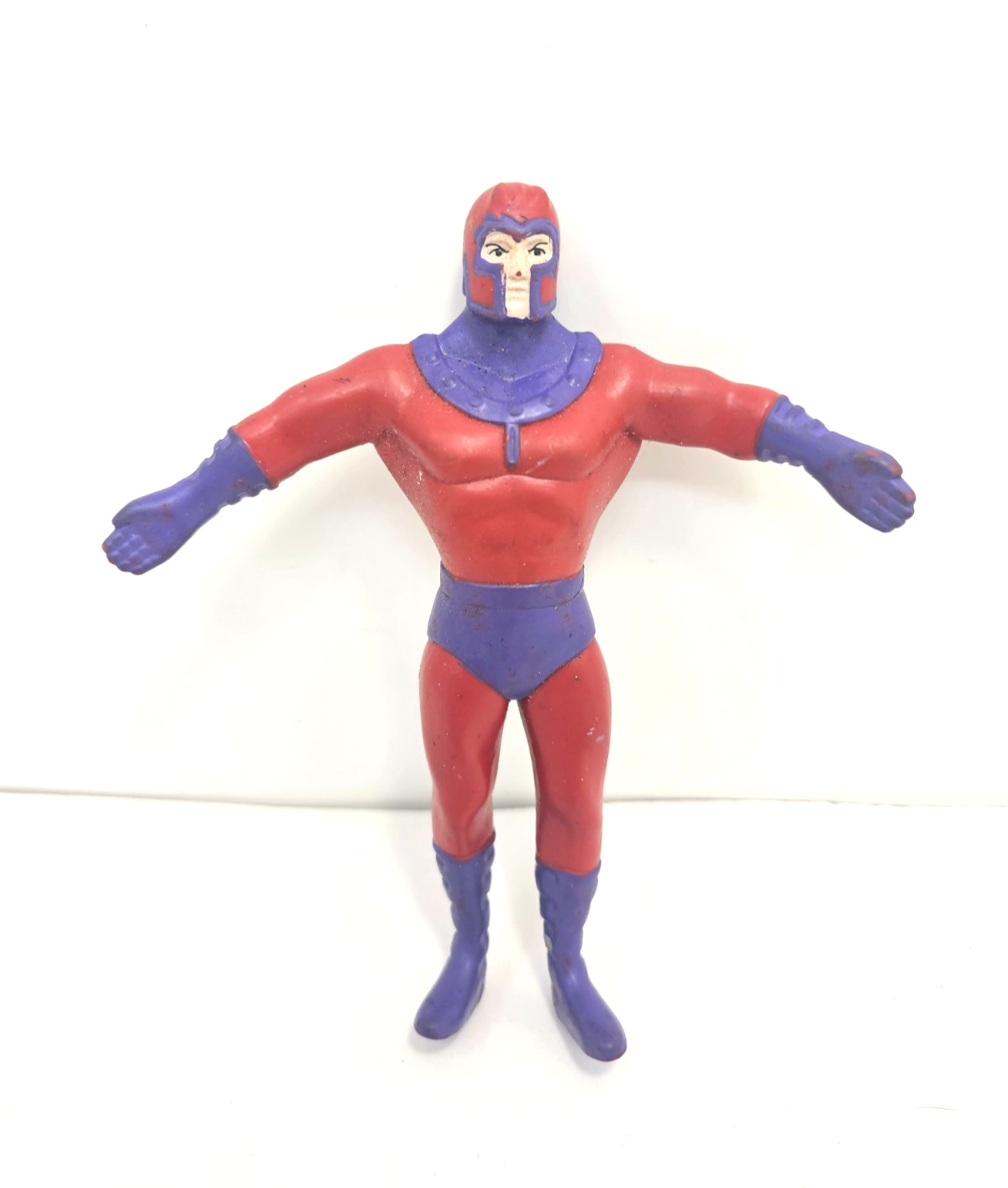 Vintage 1991 Just Play Marvel Magneto Bend-Ems Bendy X-Men Action Figure Toy