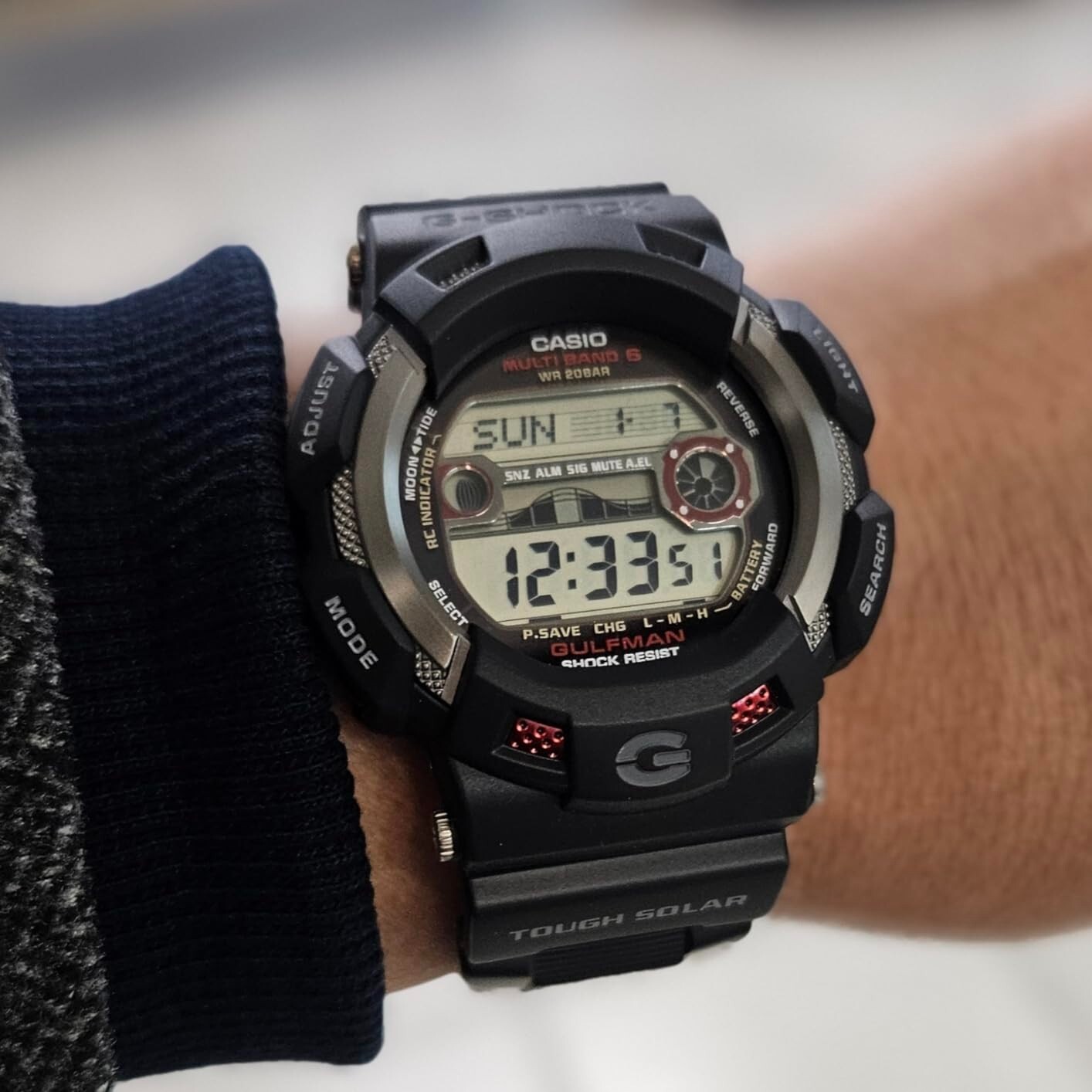 CASIO G-SHOCK GULFMAN Garufuman MULTIBAND6 GW-9110-1JF Men's CASIO G-SHOCK GULFMAN Garufuman MULTIBAND6 GW-9110-1JF Men's