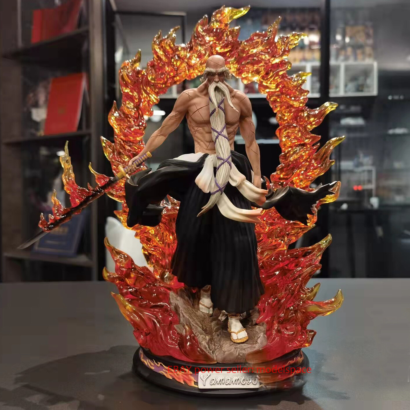 Clouds Studio BLEACH Yamamoto Genryuusai Shigekuni Statue Clouds Studio BLEACH Yamamoto Genryuusai Shigekuni Statue