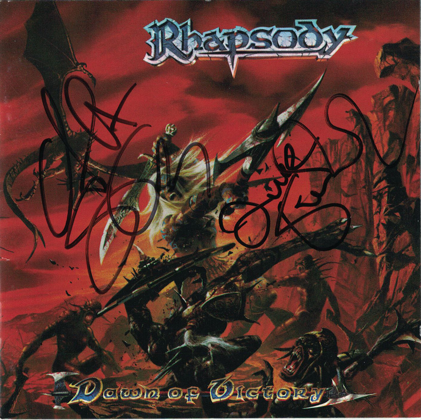 洋楽 Rhapsody Dawn of Victory limited edition s-l1200.jpg