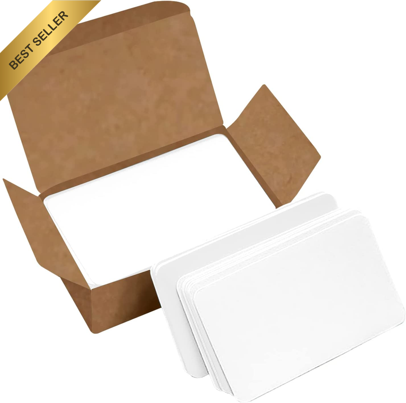 Small Blank Index Cards Color Cardstock Study Flash Cards 3.5 X 2 Inches Unruled