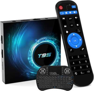 Android 10.0 TV Box T95 2GB RAM 16 ROM Allwinner H616 Quad-Core Smart Android Bo