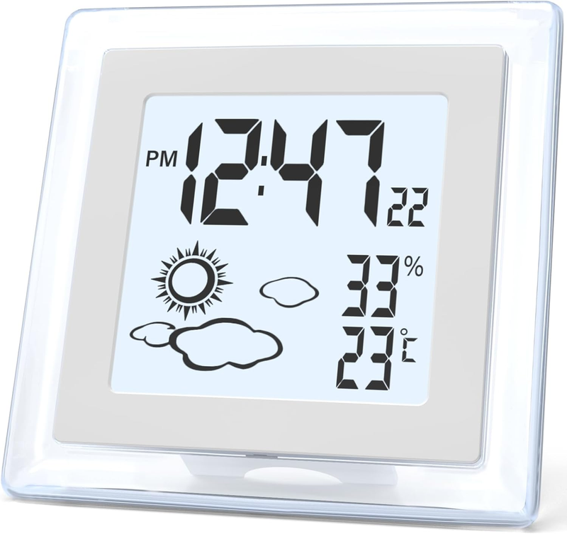 Small Clock Digital Battery Operated Alarm Clock with Auto B
