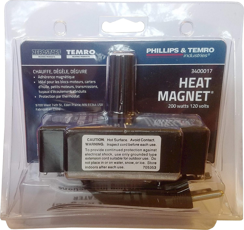 3400017 Portable Electric Heat Magnet Heater for Transmissions, Oil Pans and Sma