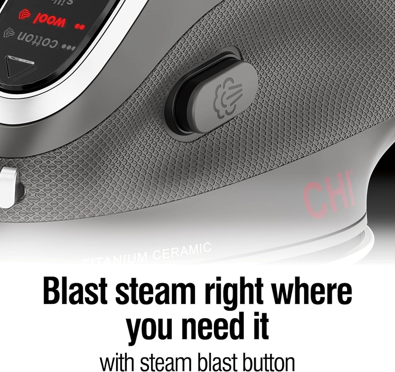 Mini Iron, Titanium-Infused Ceramic Soleplate, Black,13120