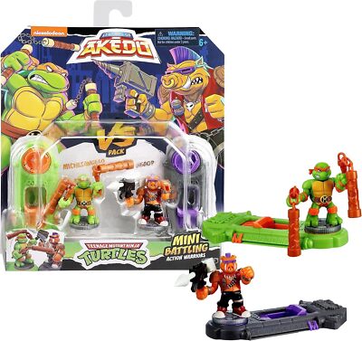 Legends Of Akedo Teenage Mutant Ninja Turtles. Mini Battling Warriors Versus Pac