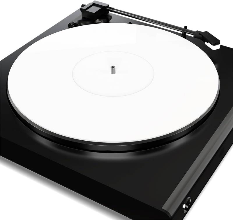 Platter Slipmat - Antistatic Vinyl Mat For Turntable White