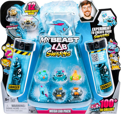 Swarms Mega Lab Tuff Top Experiment by Adding Water Shaking the Test Tube 12pk 