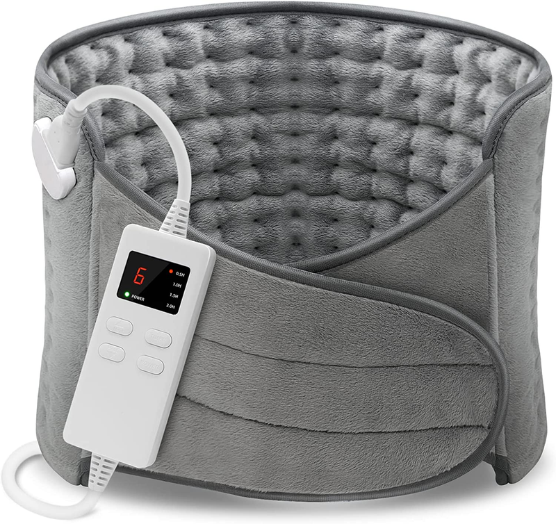 Back Pain Relief Electric Xl12x48 Ultra-soft Auto Off 6 Heat