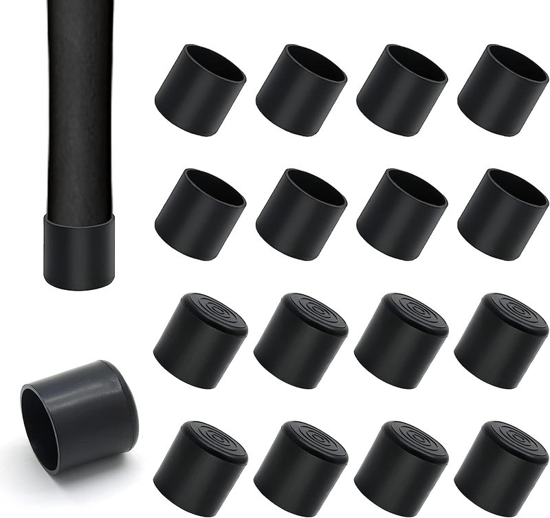 24PCS Chair Leg Tips Caps 1 Inch Inner Diameter Non-Slip Rubber Chai