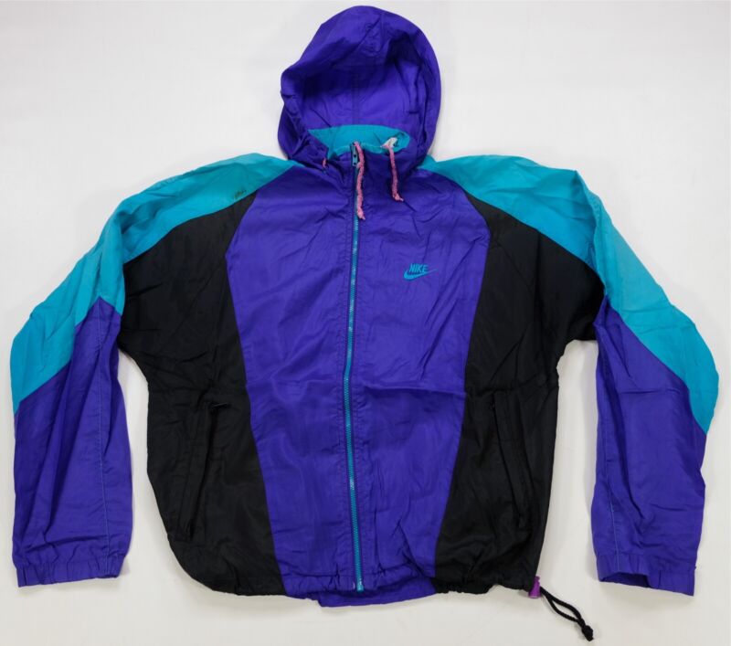 Rare Vintage NIKE Spell Out Swoosh Color Block Full Zip Rare Vintage NIKE Spell Out Swoosh Color Block Full Zip