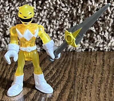 Imaginext Yellow Translucent Power Ranger And Sword