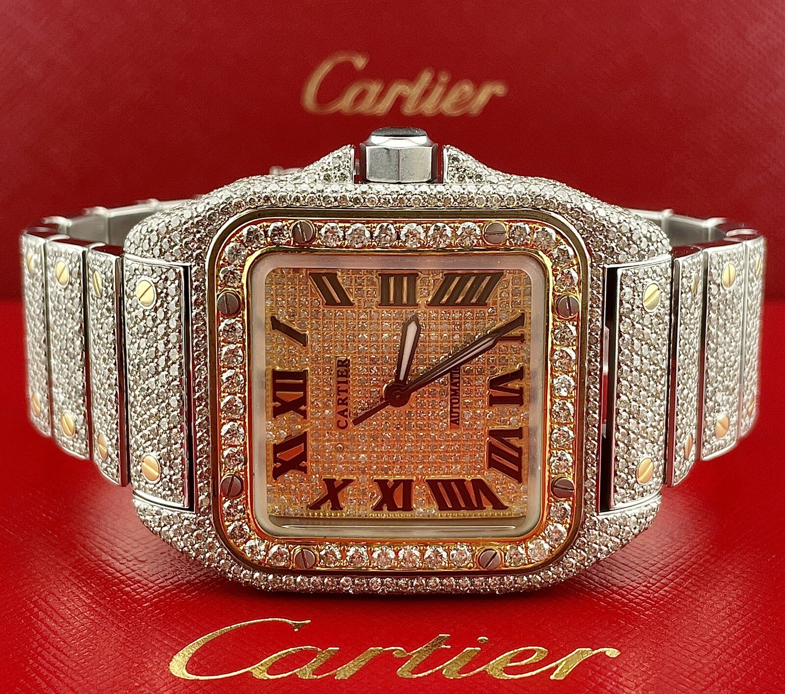 Cartier　SANTOS DE CARTIER Cartier Santos Watch, Large Model, Manual Winding, Steel