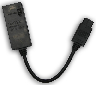 RAD2X Super Nintendo SNES N64 GameCube AV Famicom HDMI Adapter & Mini-HDMI-Kabel