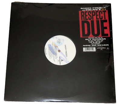 SEALED Daddy Freddy   Respect Due 1992 Hip Hop/Reggae Chrysalis   Y-24817 (D)