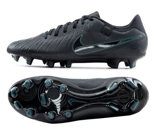 Nike Men TIEMPO Legend 10 Academy FG Cleats Black Soccer