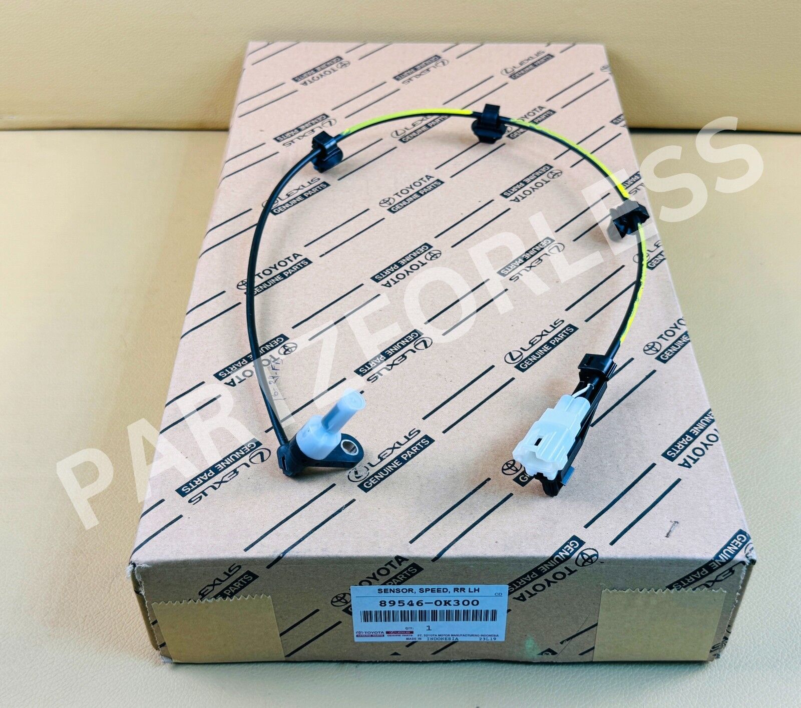 89546-0K300 TOYOTA GENUINE SENSOR, SPEED, REAR LH 895460K300 89546-0K300 TOYOTA GENUINE SENSOR, SPEED, REAR LH 895460K300