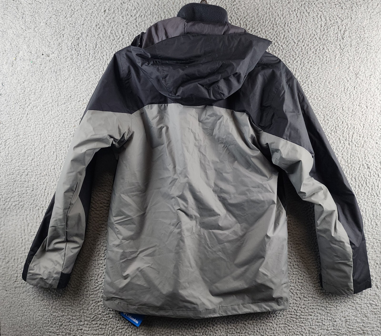 Columbia Tunnel Falls Interchange Jacket Men S City Grey Black Full Zip Closure - Picture 7 of 13