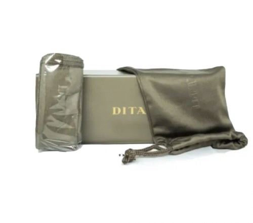 Pre-owned Dita Mach One Drx-2030-l Matte Black Rose Gold Mirror Grey Gradient Sunglasses In Gray