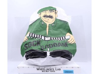 Sock Saddam Inflatable Blow-Up Punching Bag Vintage