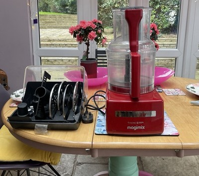 Magimix 5200XL Food Processor RED - with Complete Accessories Box