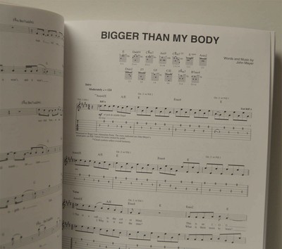 JOHN MAYER HEAVIER THINGS GUITAR TAB SHEET MUSIC SONG BOOK