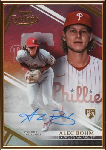 ALEC BOHM　TOPPS FIVE STAR ＆  GOLD LABEL 2021 Topps Factory Set Gold Stars Alec Bohm Rookie
