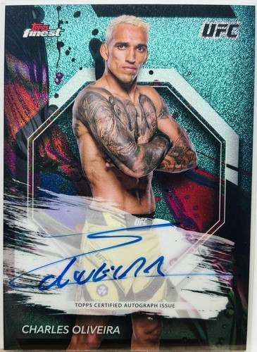 2024 Topps Finest UFC - Charles Oliveira #FA-CSO