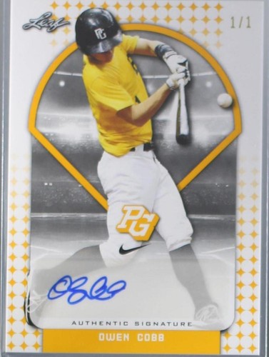 2018 Leaf Perfect Game National Showcase - Owen Cobb #BA-OC1