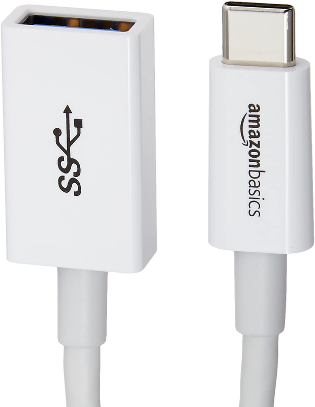 USB Type-C to USB 3.1 Gen1 Female Adapter Cable - White