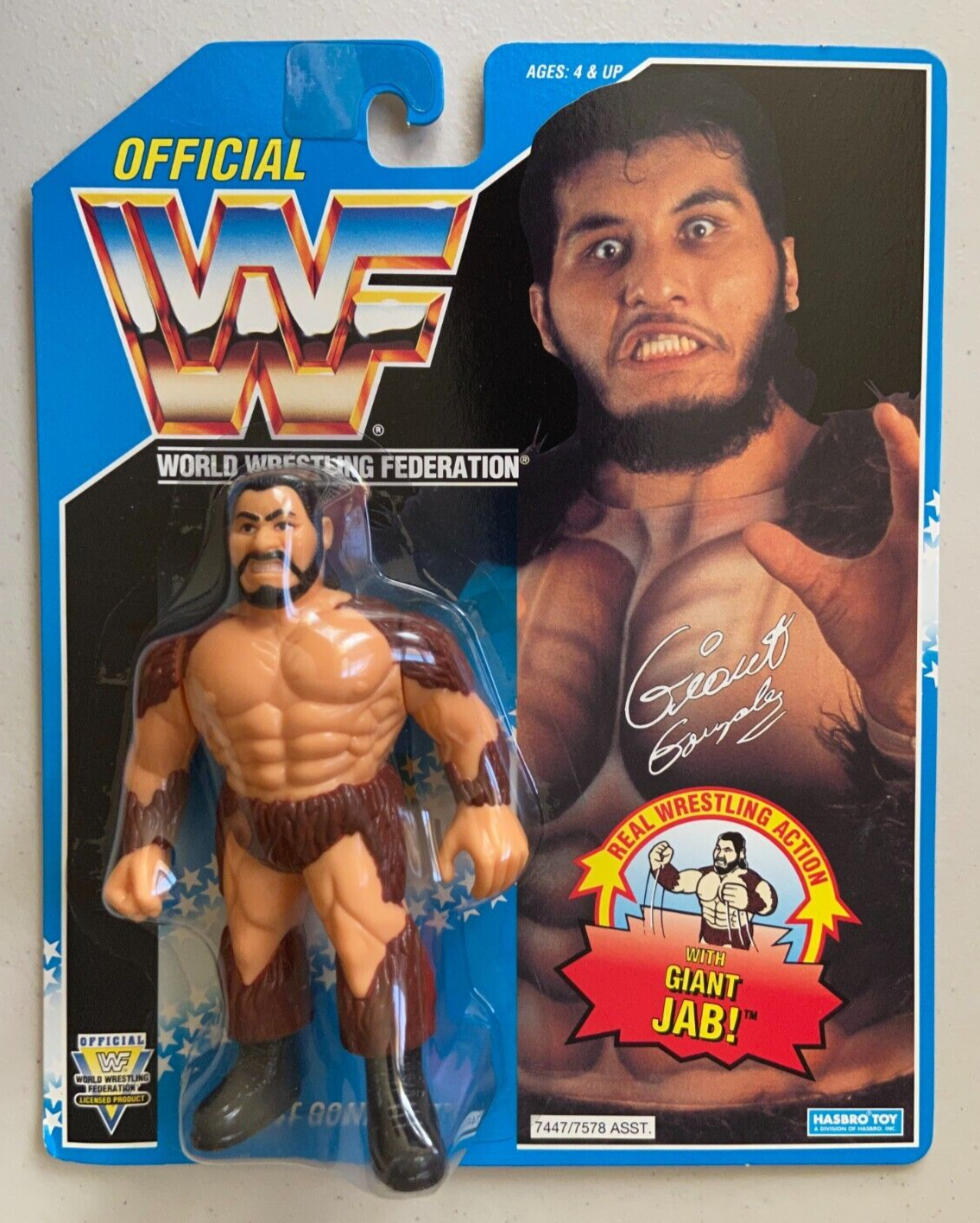 WWF Giant Gonzalez フィギュア WWF Hasbro Giant Gonzalez Wrestling Figure WWE Vintage | eBay