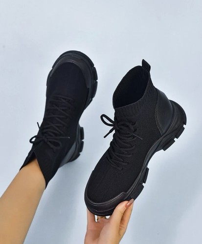 Women’s Lace Up Sock Boots