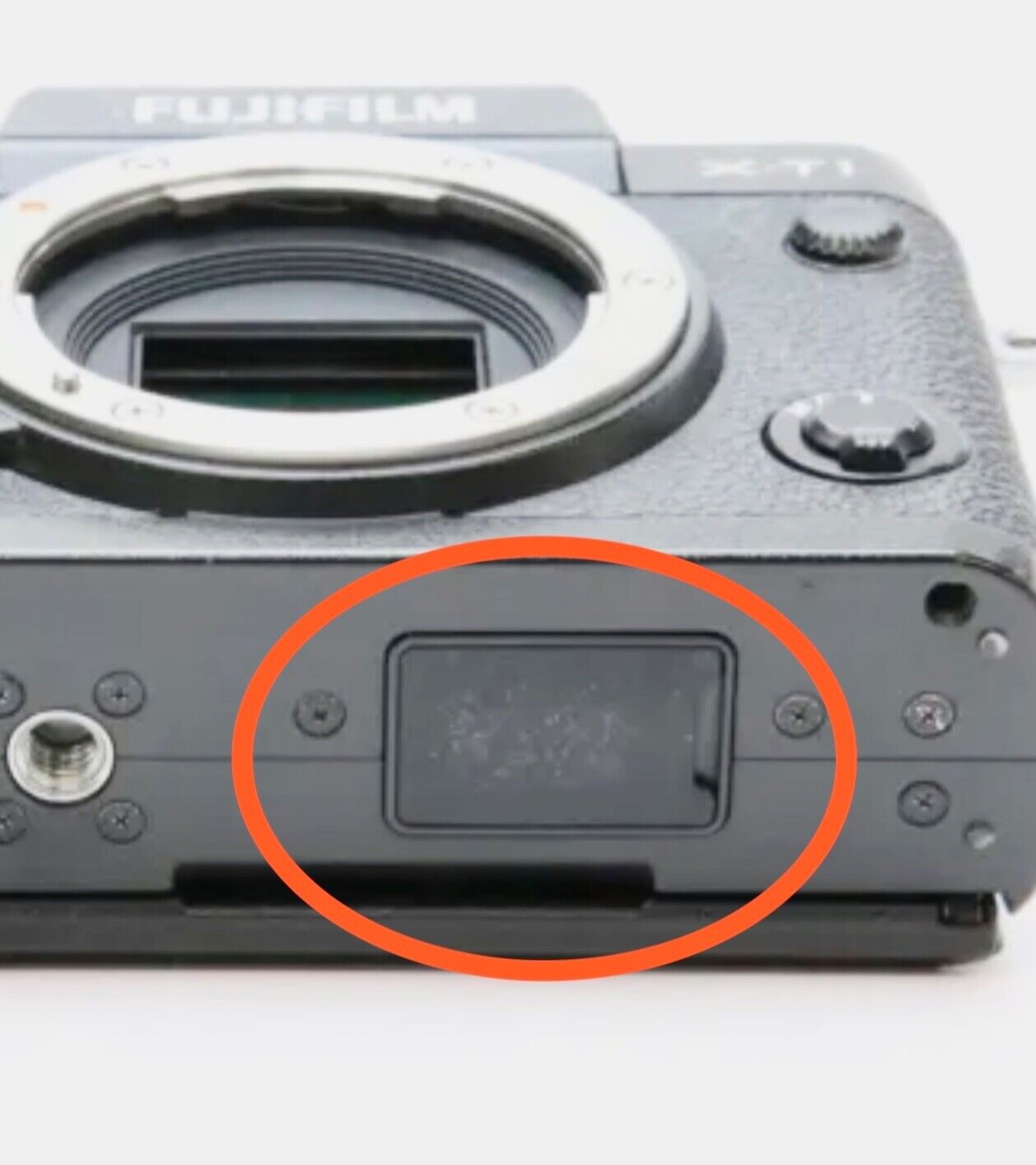 Fuji Fujifilm X-T1/ XT1 Bottom Grip Port Access Rubber Cover Fuji Fujifilm X-T1/ XT1 Bottom Grip Port Access Rubber Cover