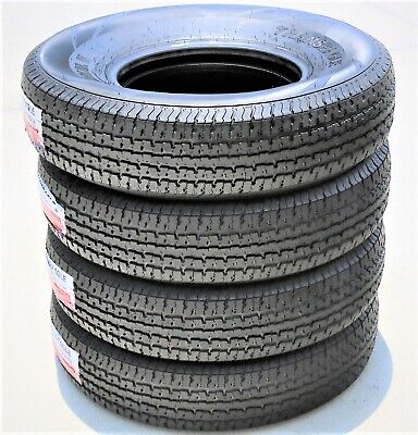 4 Transeagle ST Radial II Steel Belted ST 215/75R14 Load D 8 Ply Trailer Tires