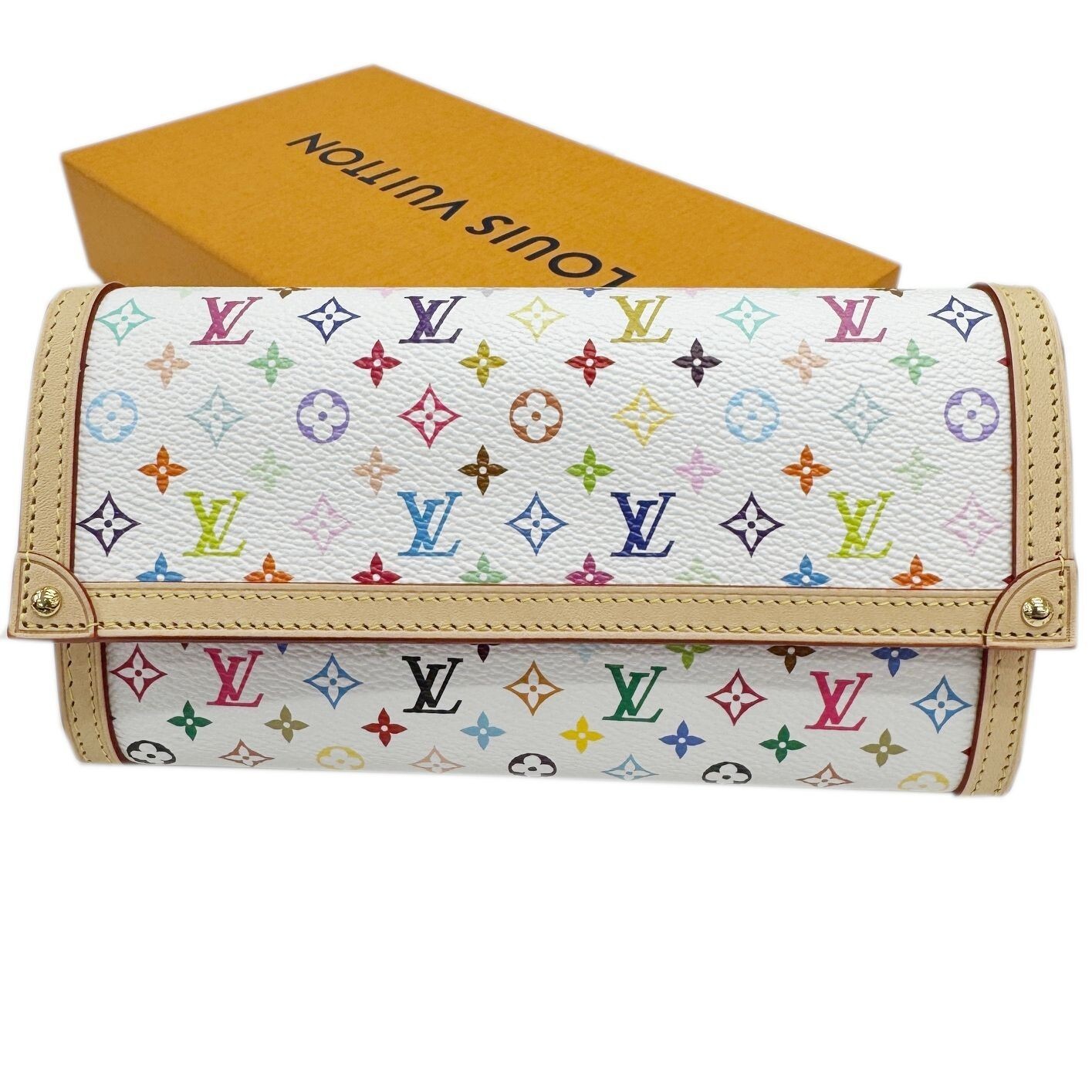 LOUIS VUITTON - Taka  Louis Vuitton Multicolore Alzer Suitcases Signed by Takashi