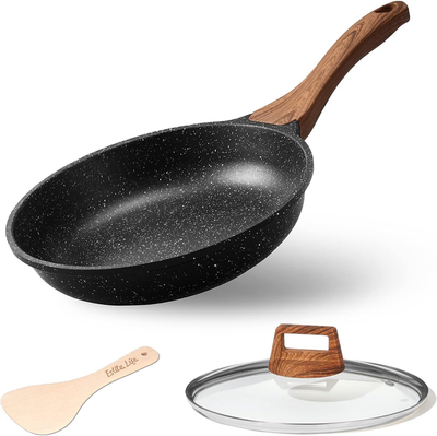 With Lid Egg Omelette Pan, Healthy Granite...