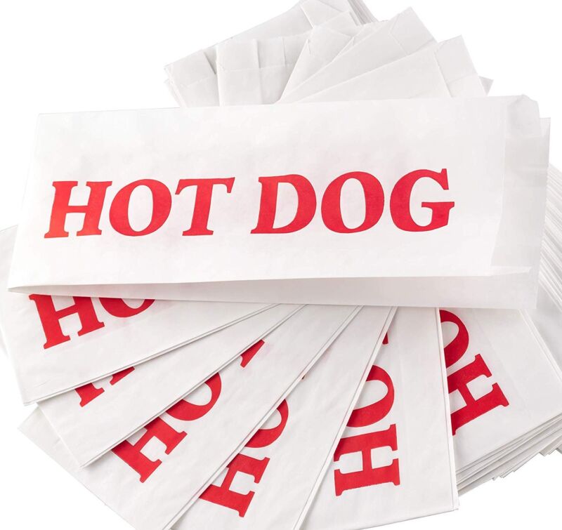 Classic Paper Hot Dog Wrapper Pack for Carnival & Concession Stand by Avant Grub