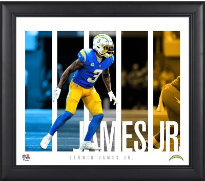 Derwin James Jr. Los Angeles Chargers Framed 15'' x 17'' Player Panel Collage
