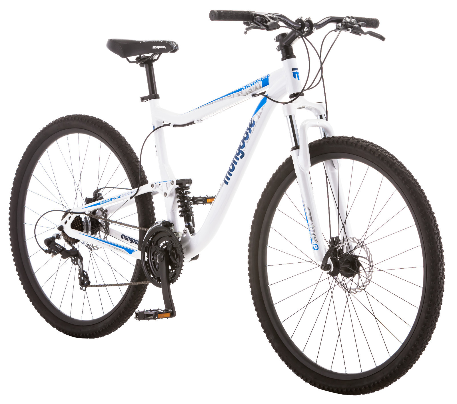 29" Mongoose Status 2.6 Men's  Mountain Bike, 18-Inch frame, White