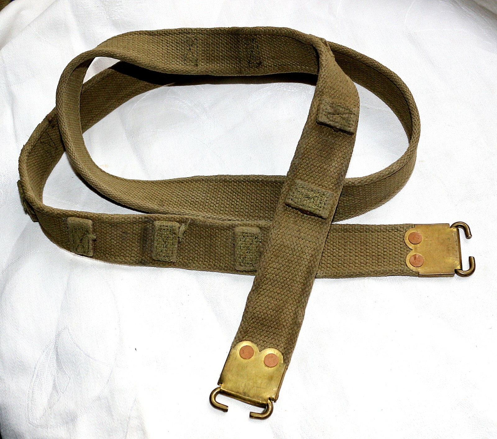 BRITISCHER LEE-ENFIELD TRAGERIEMEN MIT BESATZSTREIFEN - 2WK
